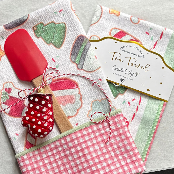 Christmas Cookies Double-Sided Tea Towel