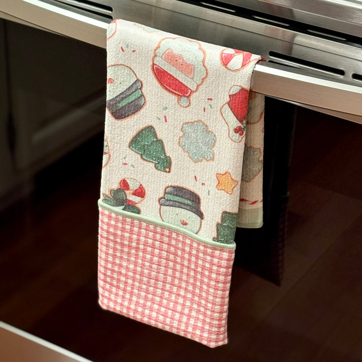 Christmas Cookies Double-Sided Tea Towel