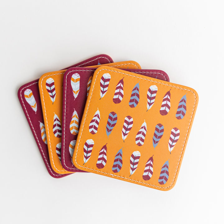Spirit Hokies Coasters, Set of 4