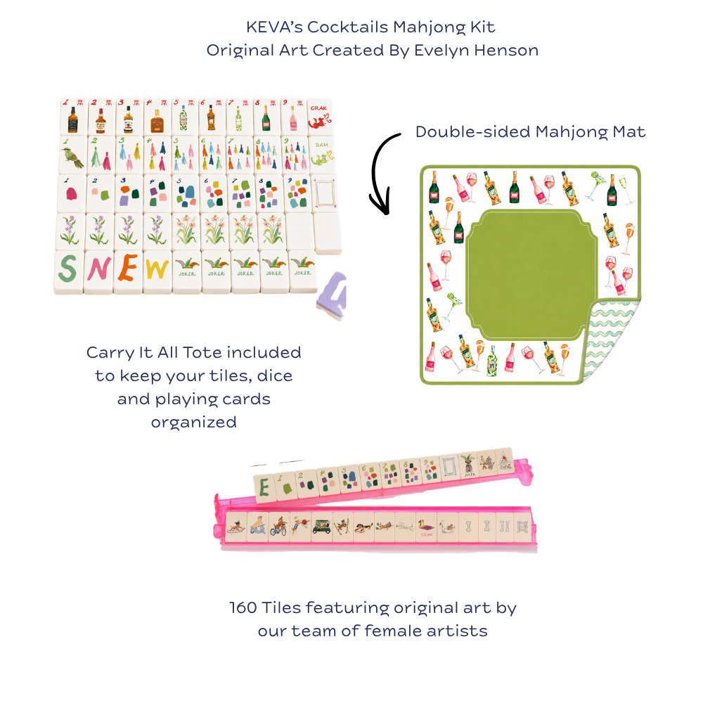 Cocktails Mahjong Kit (Preorder) – KEVA