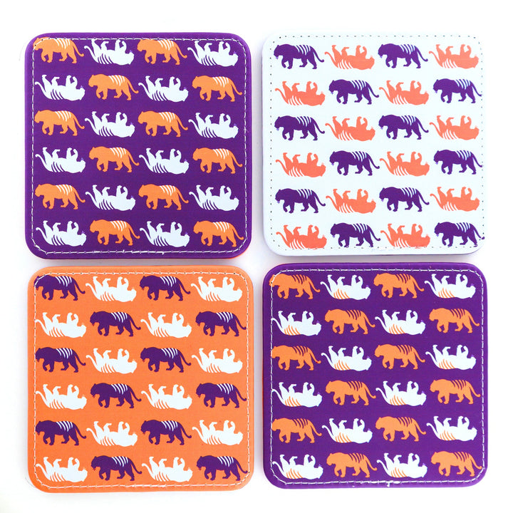 Clemson Tigers Coasters, Set of 4