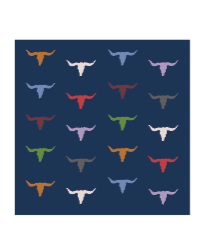 Longhorn Coasters, Set of 4