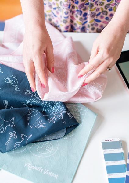 Scarf bandanas with pantone books