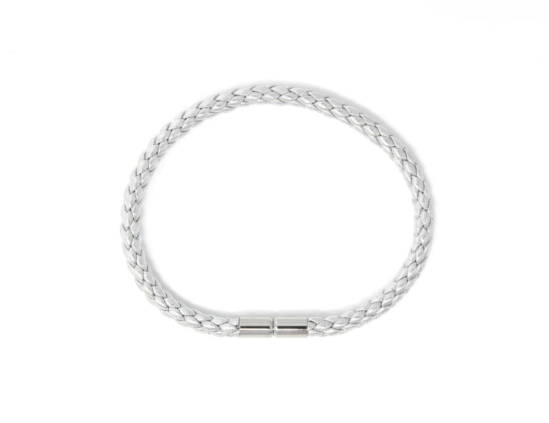 Silver Braided Bracelet