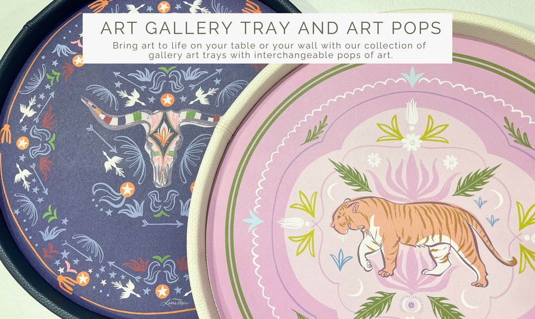 Gallery Art Trays and Art Pops