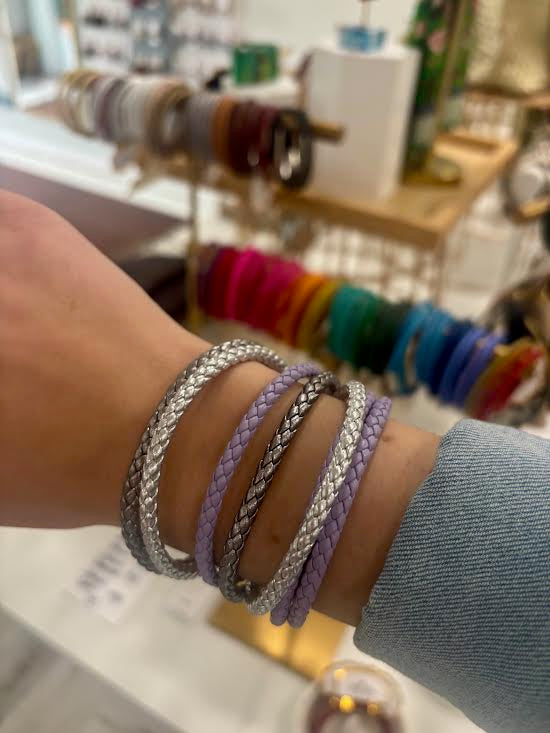 Lavender Braided Bracelet