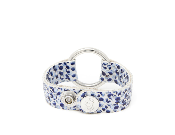 Blue Pearl Leather Bracelet