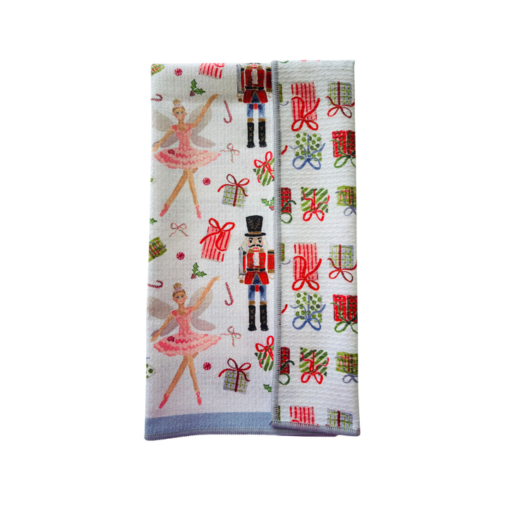 Nutcracker Ballet Double-Sided Tea Towel