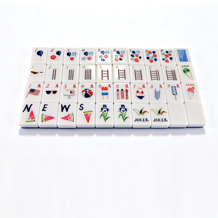 Summer Fun Mahjong Tiles