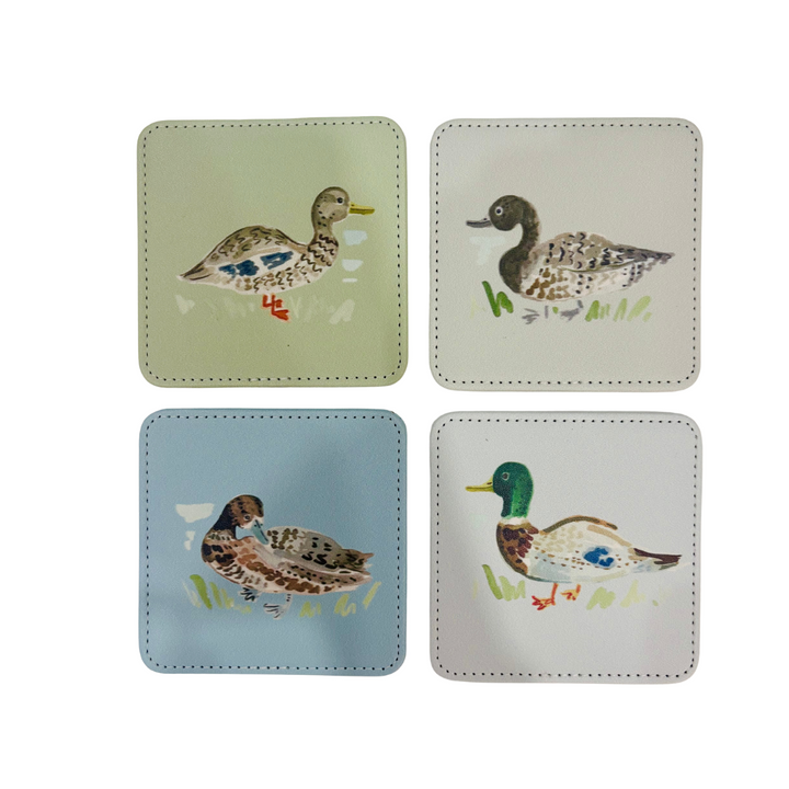 Duck, Duck Coasters, Set of 4
