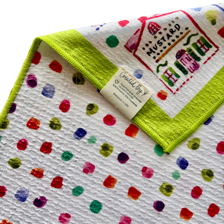 Spice Village Double-Sided Tea Towel