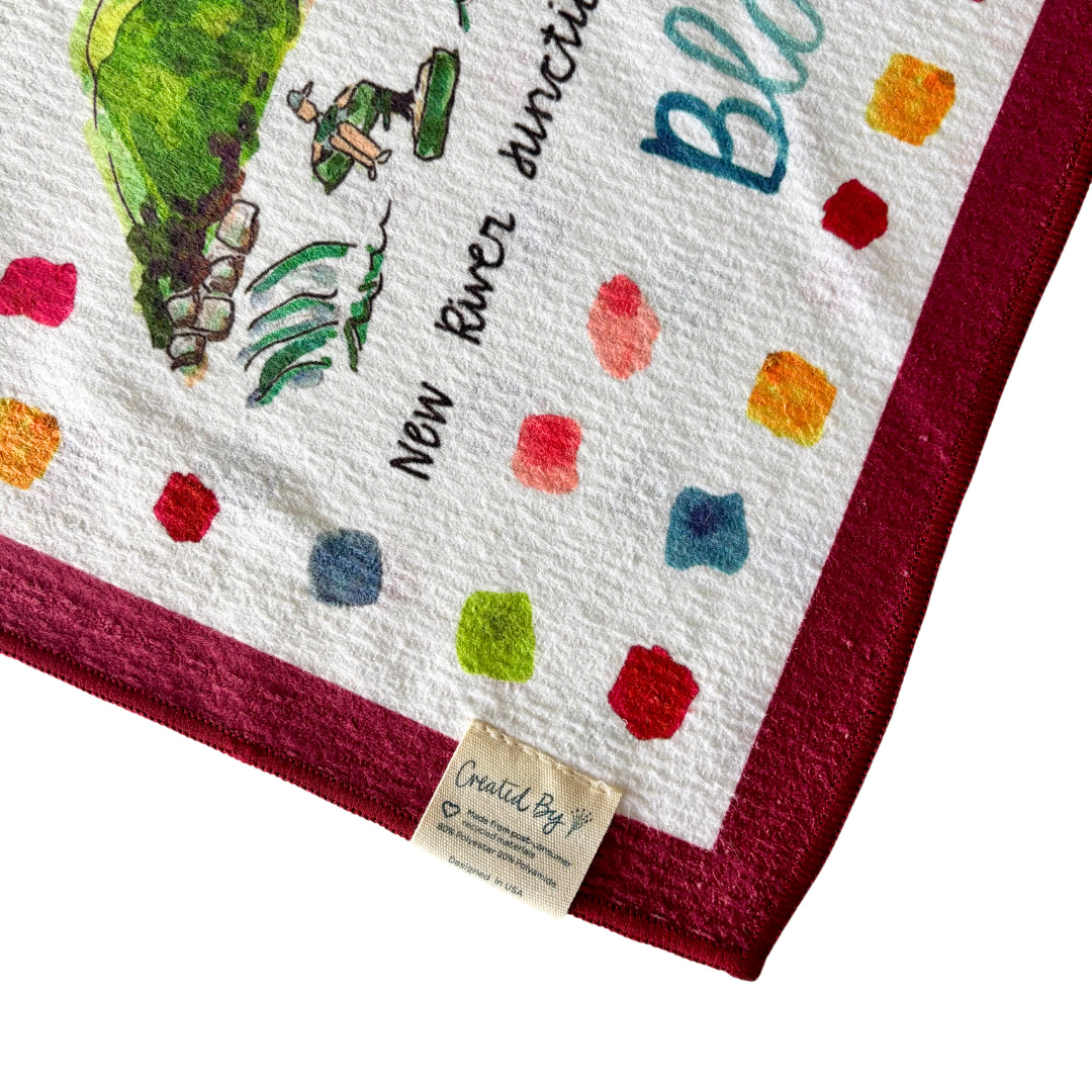 Blacksburg Double-Sided Tea Towel