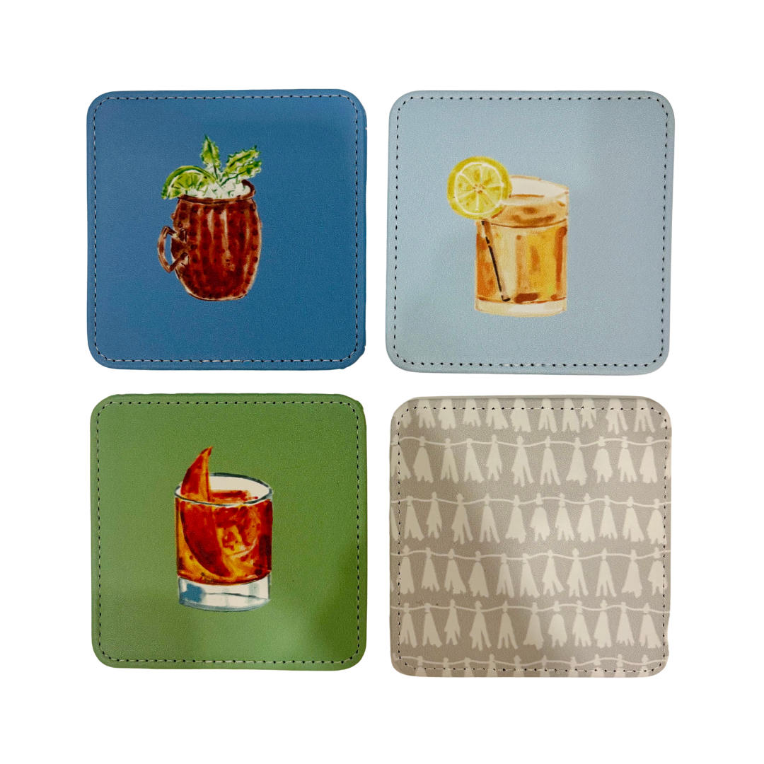 Shaken, Not Stirred Coasters, Set of 4