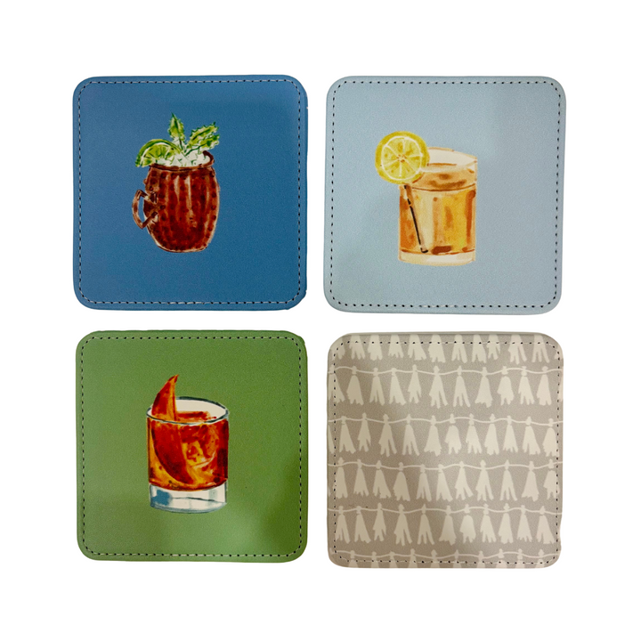 Shaken, Not Stirred Coasters, Set of 4