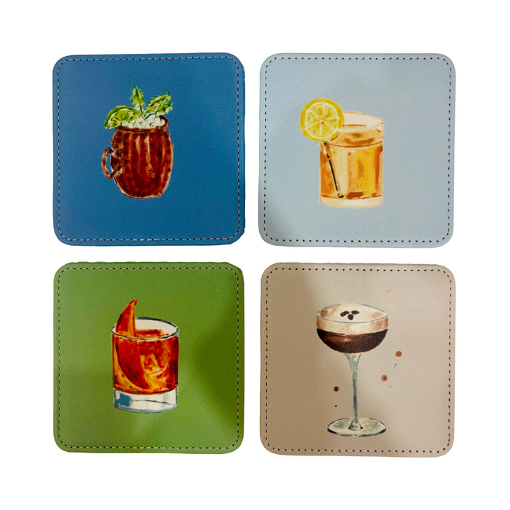 Shaken, Not Stirred Coasters, Set of 4