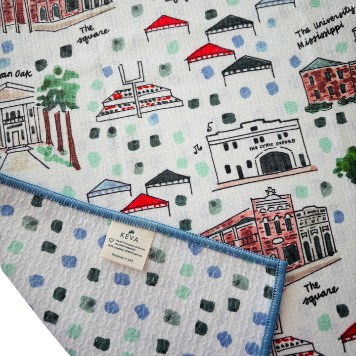 Oxford Double-Sided Tea Towel