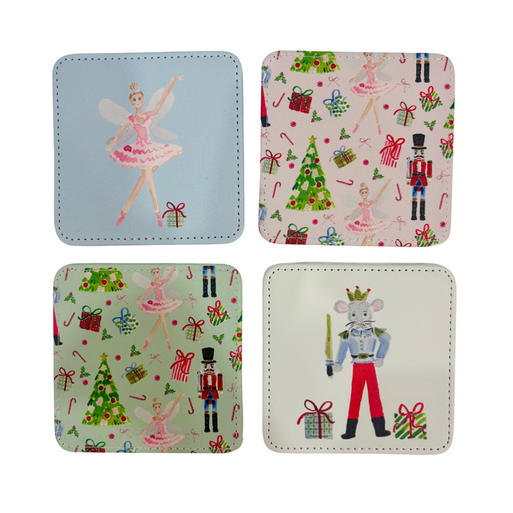 Nutcracker Ballet Coasters, Set of 4