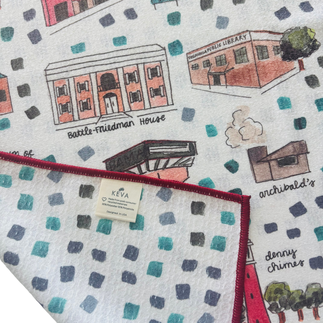 Tuscaloosa Double-Sided Tea Towel