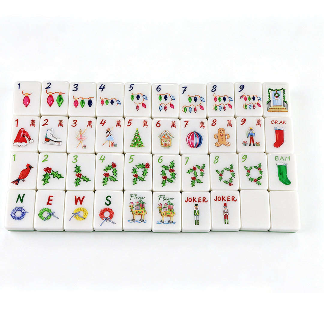 Holiday Lights Mahjong Tiles