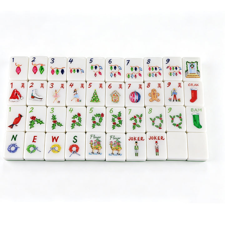 Holiday Lights Mahjong Tiles