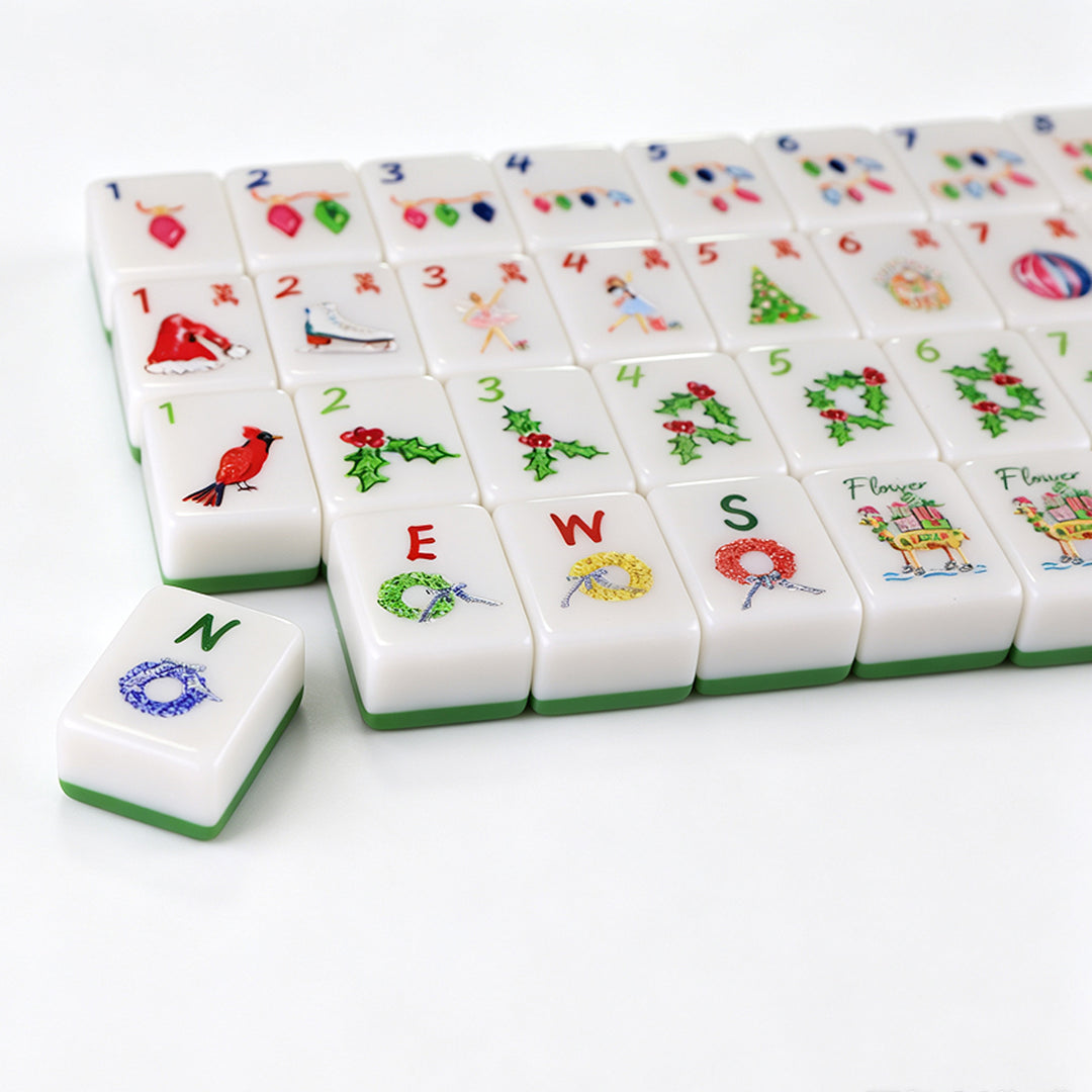 Holiday Lights Mahjong Tiles
