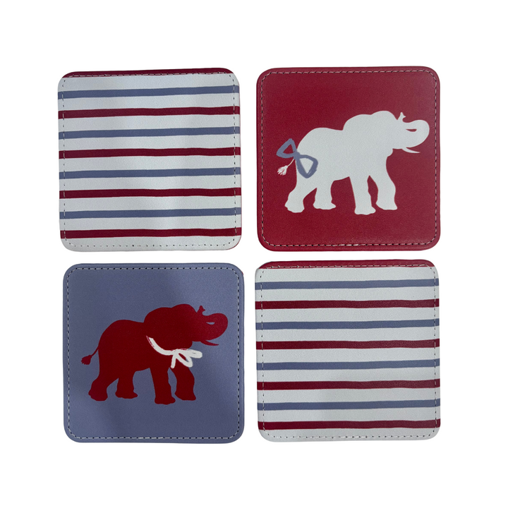 Spirit Elephant Coasters, Set of 4