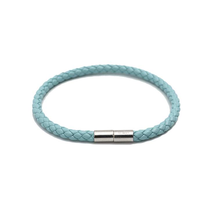 Robin's Egg Blue Braided Bracelet