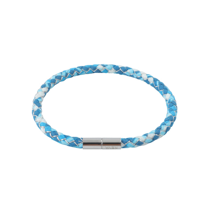 Ocean Braided Silk Bracelet