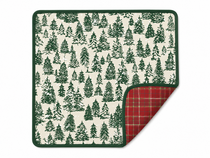 Winter Forest Double-Sided Mahjong Mat (Preorder)
