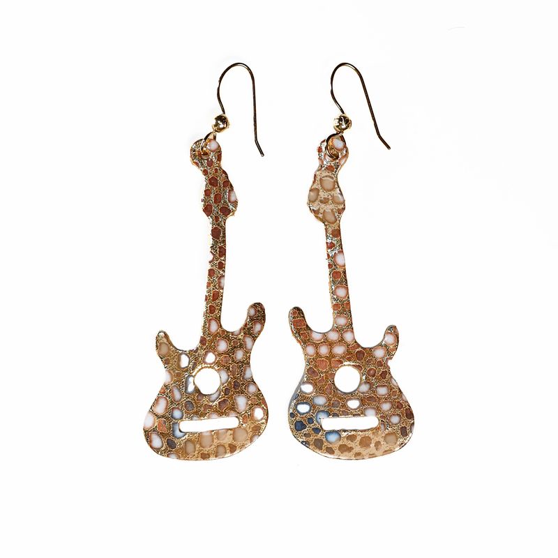 Sundream Guitar Earrings