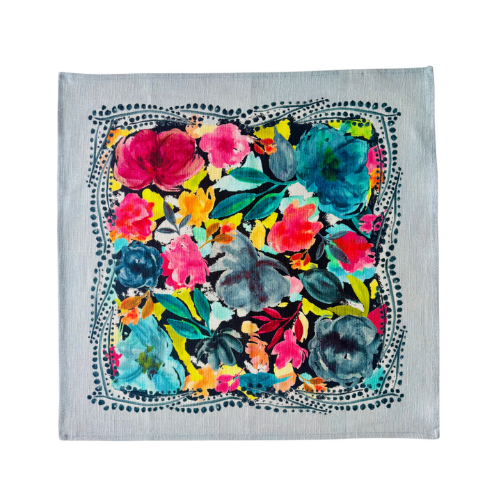 Flower Blossoms Napkins, Set of 4