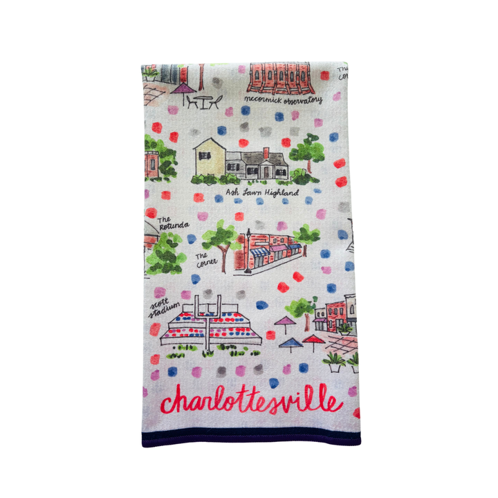 Charlottesville Double-Sided Tea Towel