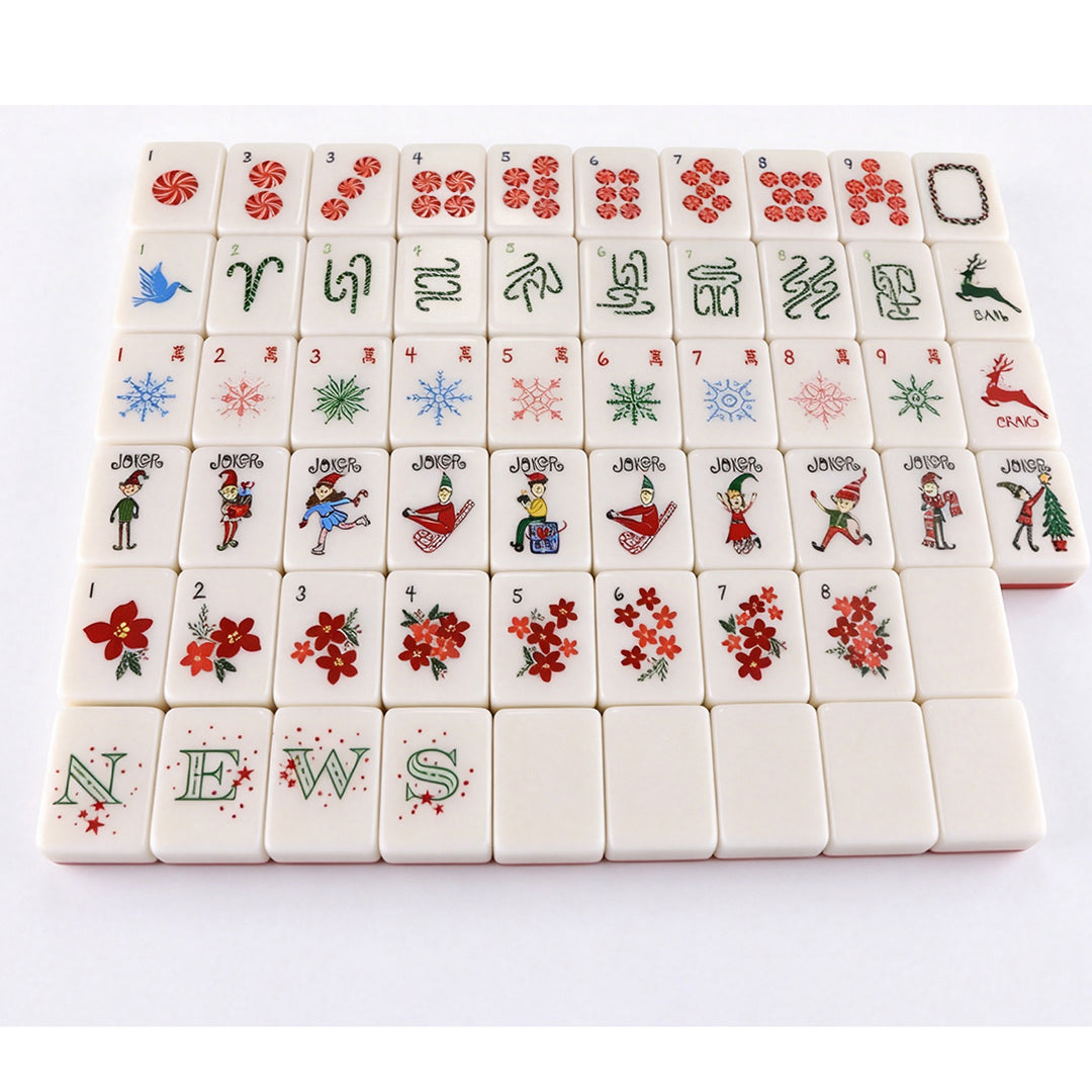 North Pole Mahjong Tiles