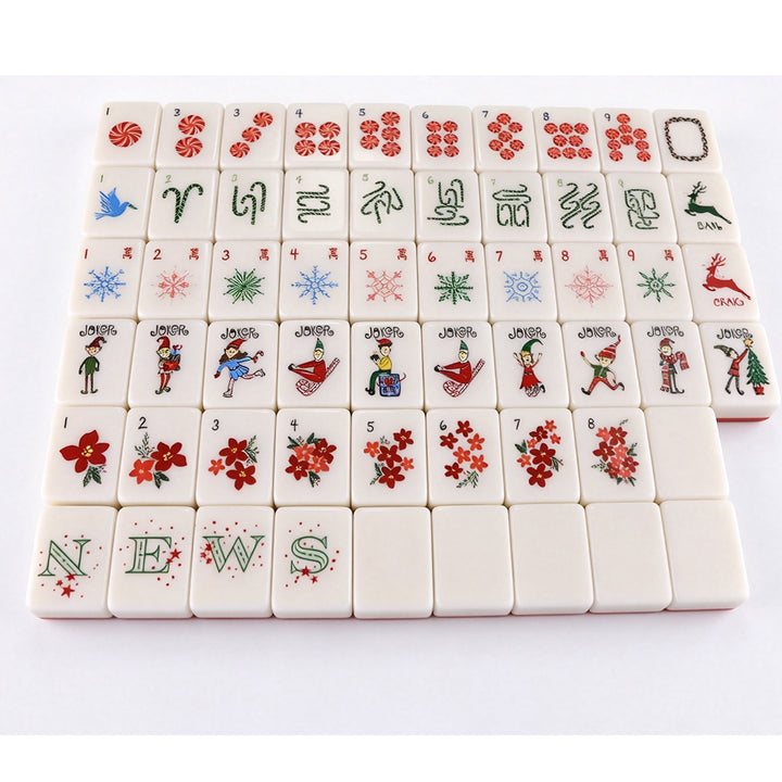 North Pole Mahjong Tiles