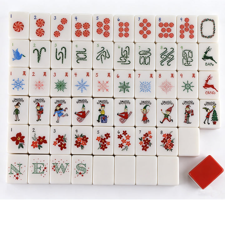 North Pole Mahjong Tiles