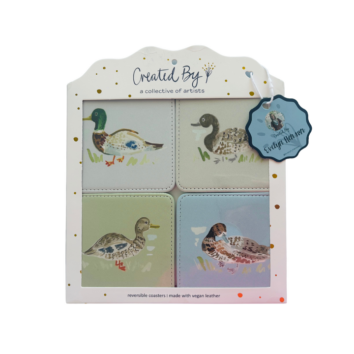 Duck, Duck Coasters, Set of 4