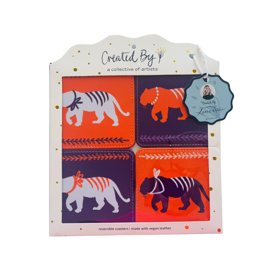 Clemson Tigers Coasters, Set of 4