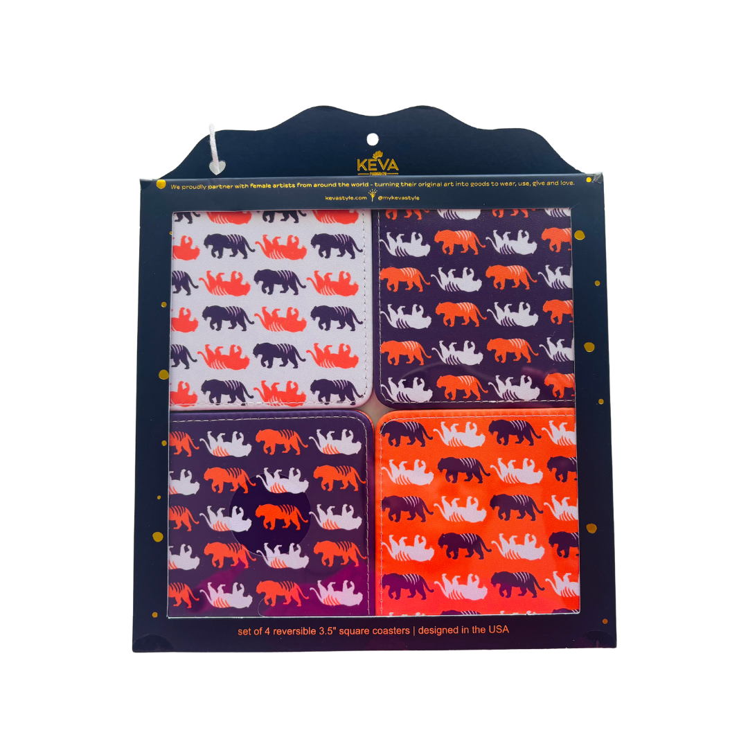 Clemson Tigers Coasters, Set of 4