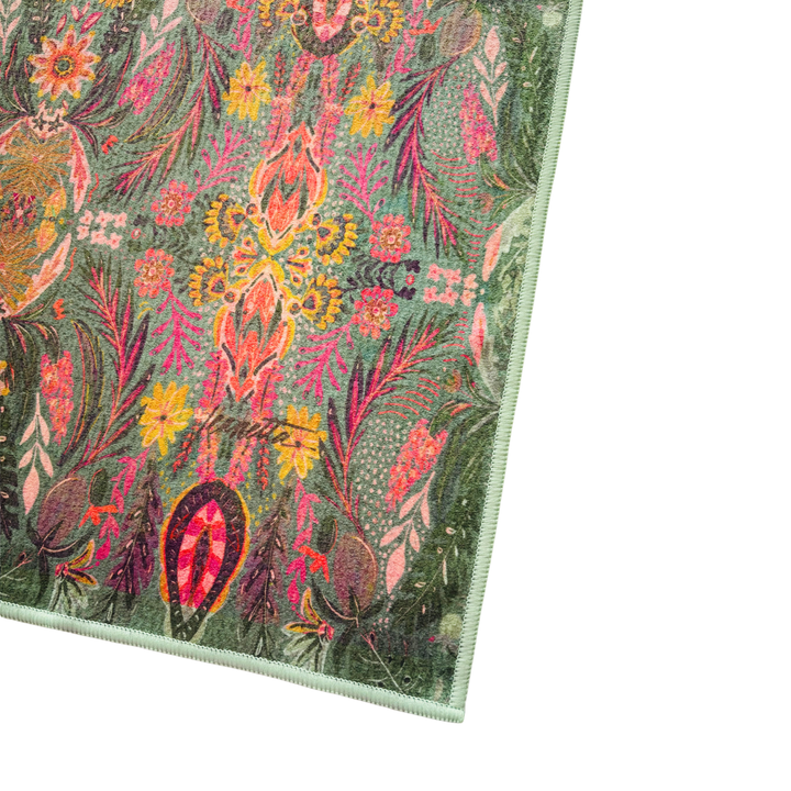 Amina Gold Double-Sided Tea Towel