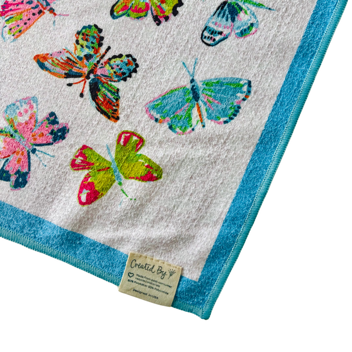 Summerfly Double-Sided Tea Towel