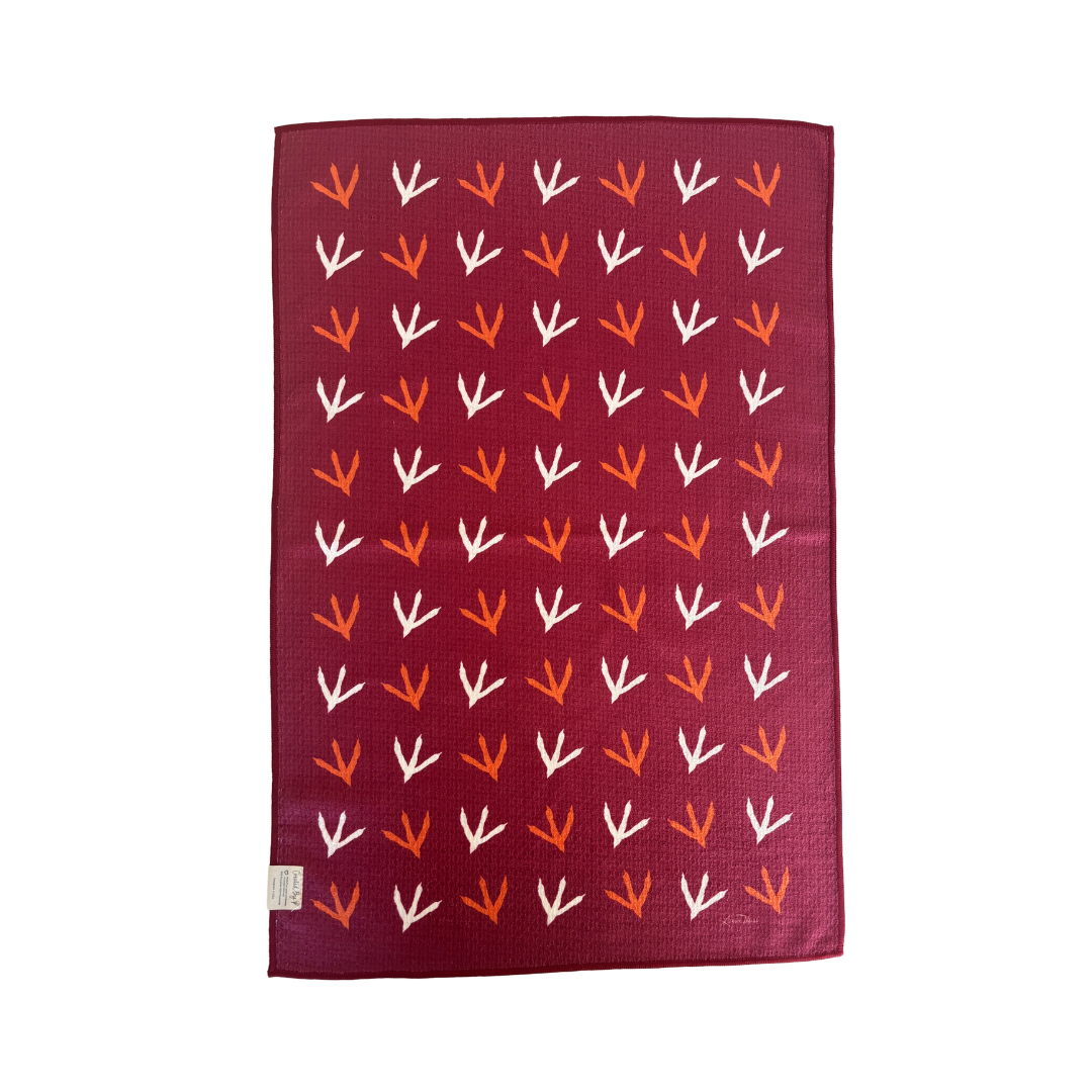 Spirit Hokie Double-Sided Tea Towel