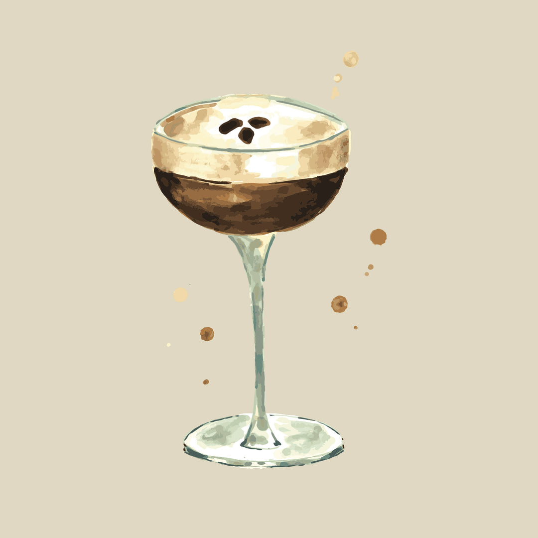 Shaken, Not Stirred Coasters, Set of 4