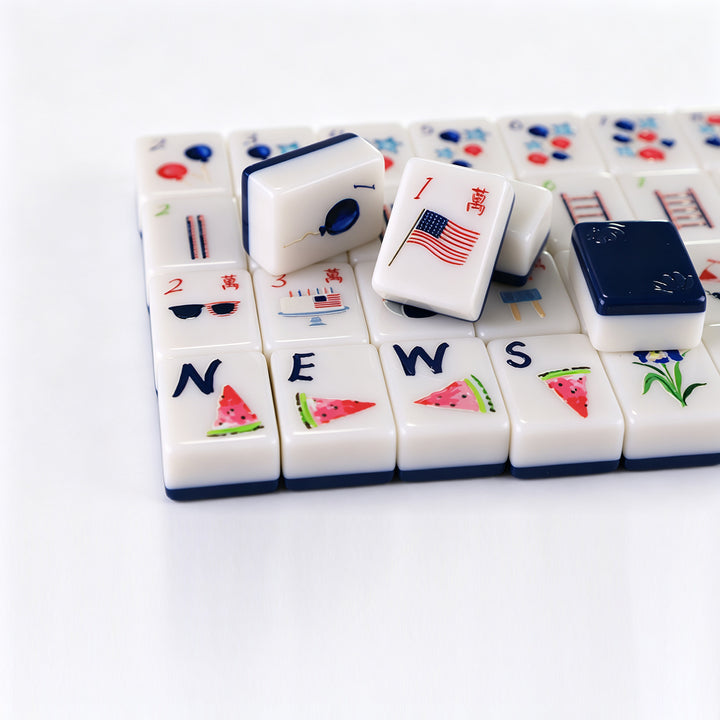 Summer Fun Mahjong Tiles