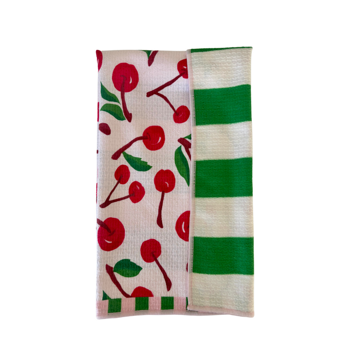 Mon Cheri Double-Sided Tea Towel