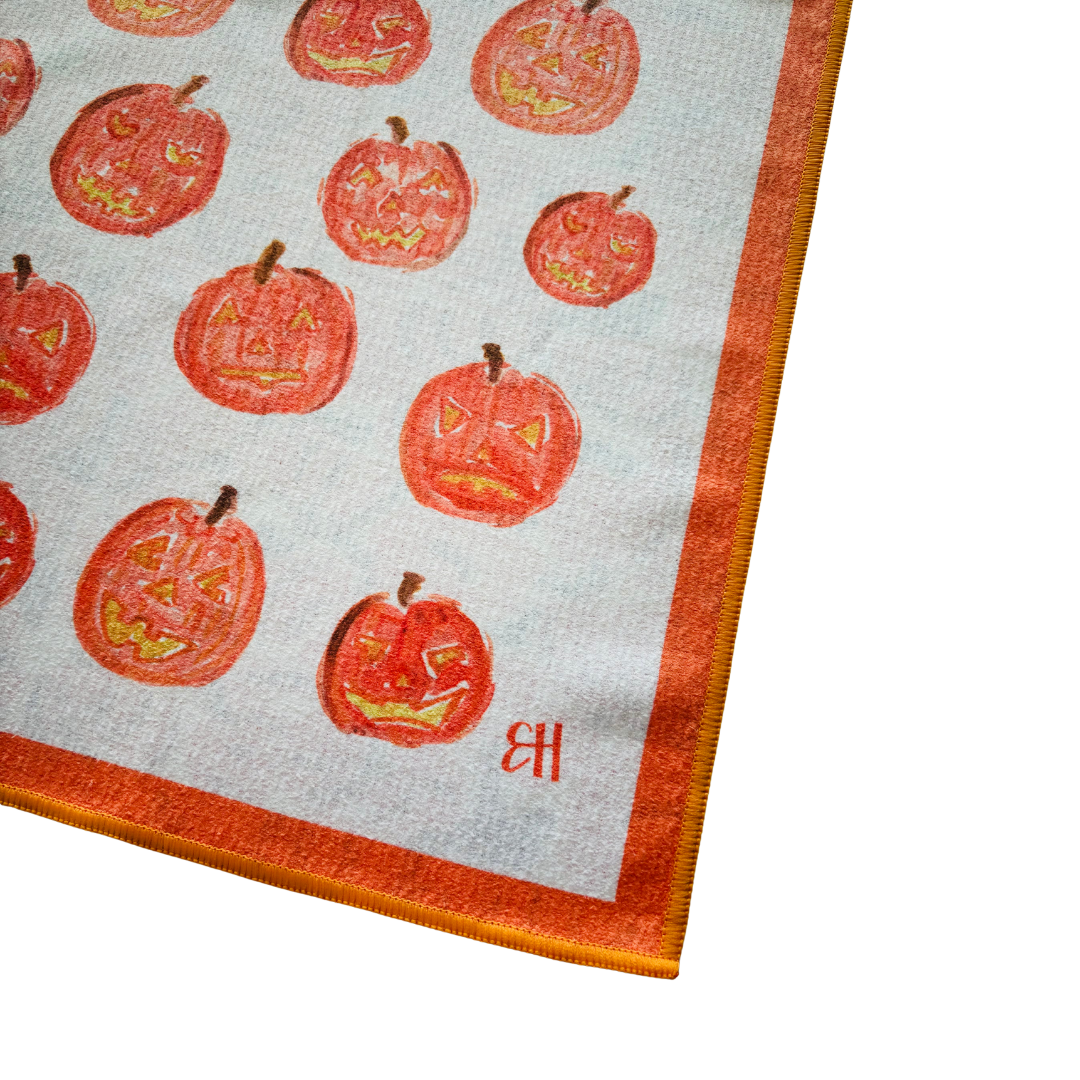 Pumpkin Patch Double-Sided Tea Towel