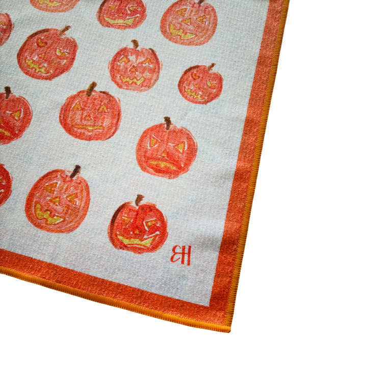 Pumpkin Patch Double-Sided Tea Towel