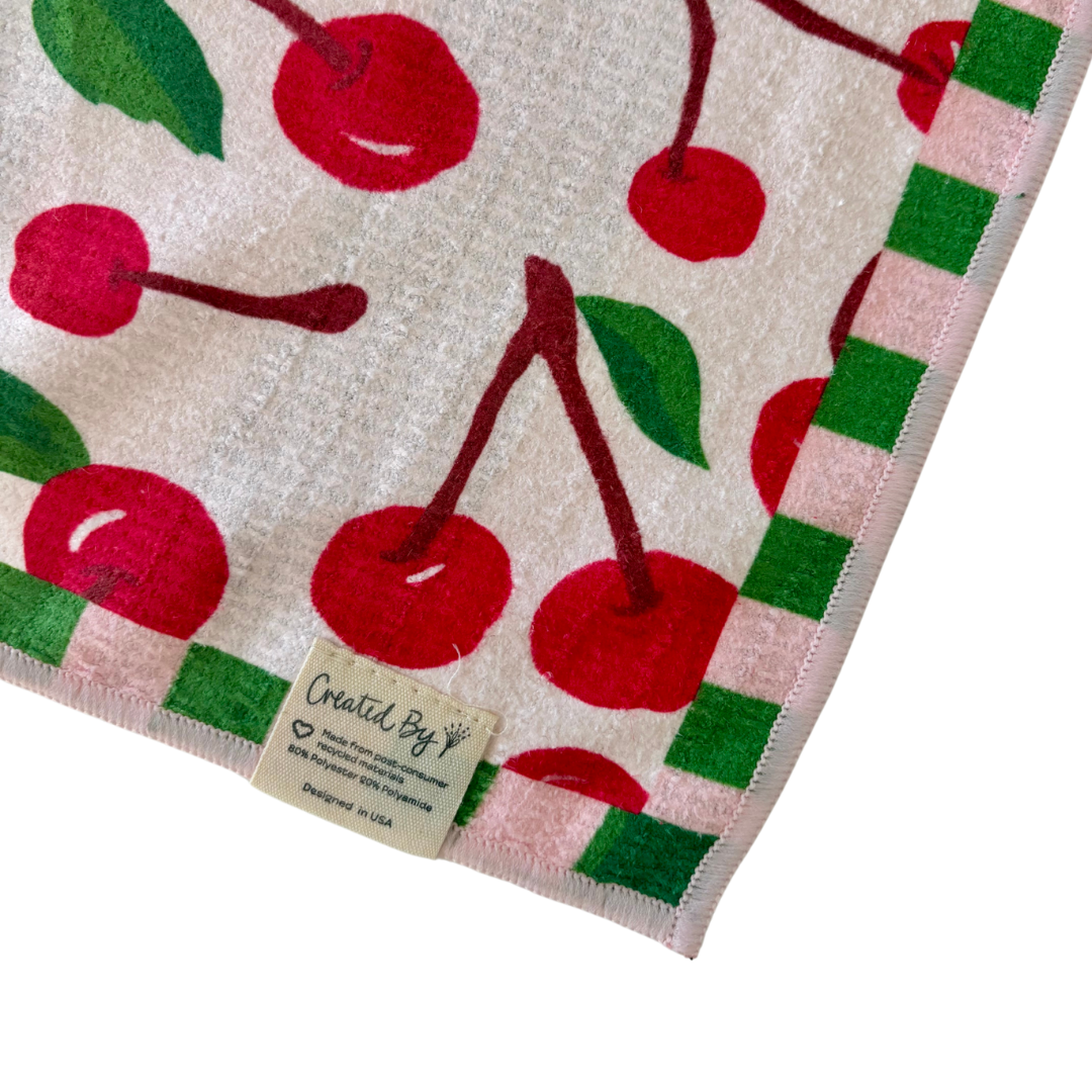 Mon Cheri Double-Sided Tea Towel