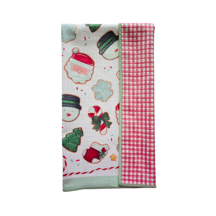 Christmas Cookies Double-Sided Tea Towel