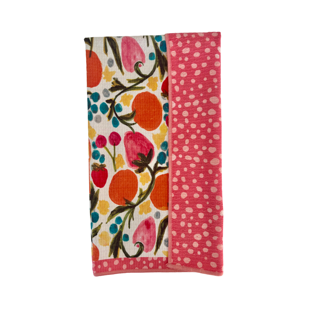 Tutti Fruitti Double-Sided Tea Towel