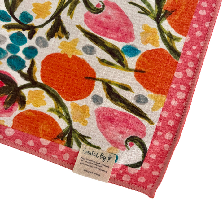 Tutti Fruitti Double-Sided Tea Towel